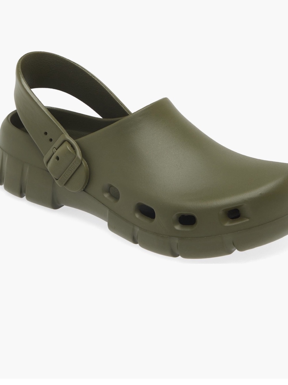 New Birkenstock Birki flow Olive Green Slip-On Clog 43/10.5 made Germany